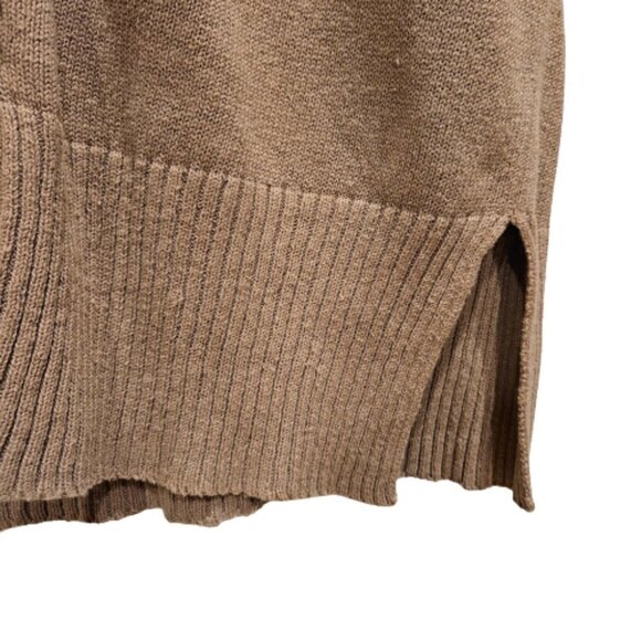 Newport News Brown Knit Button Down Sweater - Picture 3 of 7